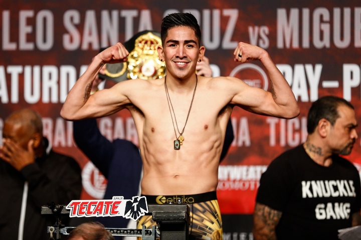 Leo Santa Cruz Cruises Decisions Miguel Flores Wins WBA Title